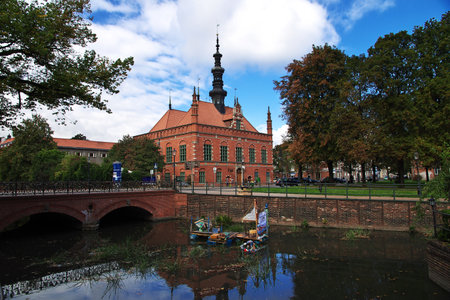 Gdansk / Poland - 18 Sep 2015: The city of Gdansk in Northern Poland