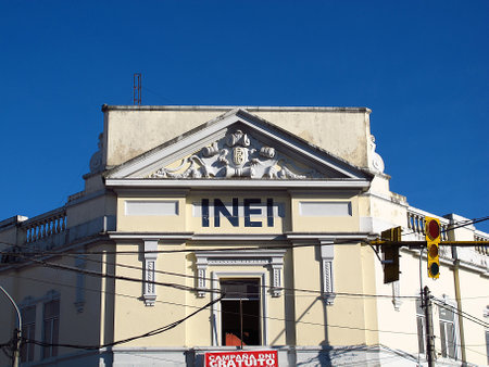 Iquitos, Amazon river / Peru - 13 May 2011: The vintage house in Iquitos on the Amazon river, Peruのeditorial素材