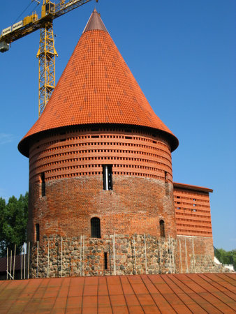 Kaunas / Lithuania - 31 Jul 2010: The castle in Kaunas city, Lithuaniaのeditorial素材