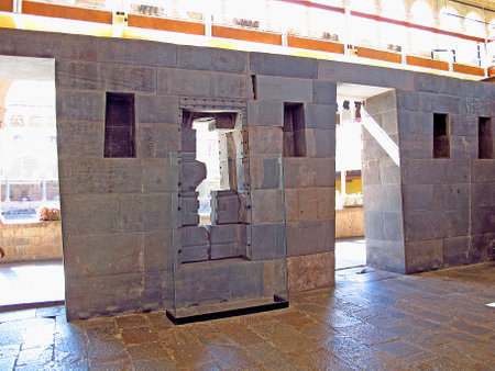 Cusco / Peru - 05 May 2011: Iglesia De Santo Domingo, the ancient church, Inca temple of Sun, Cusco, Peruのeditorial素材