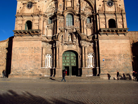 Cusco / Peru - 06 May 2011: Cusco Cathedral, the ancient church in Cusco, Peruのeditorial素材
