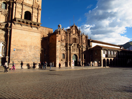 Cusco / Peru - 06 May 2011: Cusco Cathedral, the ancient church in Cusco, Peru