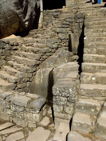 Machu Picchu / Peru - 04 May 2011: Machu Picchu is capital of the Inca Empire in the Andes mountains, Peru, South Americaのeditorial素材