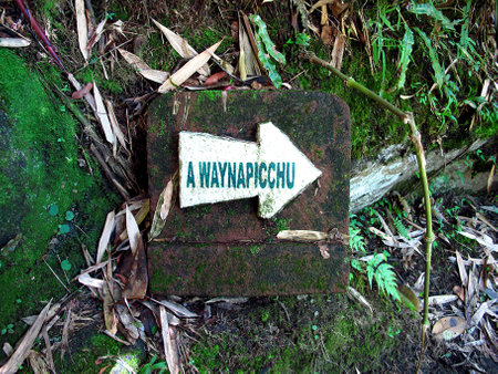 Machu Picchu / Peru - 04 May 2011: Machu Picchu is capital of the Inca Empire in the Andes mountains, Peru, South Americaのeditorial素材