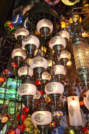 Istanbul / Turkey - 31 Oct 2014: Grand Bazaar in Instanbul, Turkeyのeditorial素材
