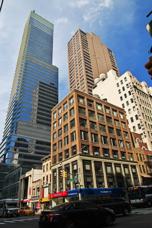 New York / United States - 30 Jun 2017: The building in New York city, United States
