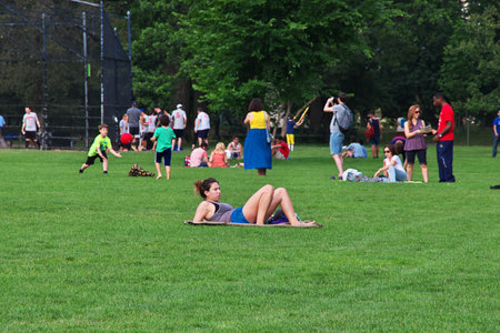 New York / United States - 01 Jul 2017: New York Central Park, United Statesのeditorial素材