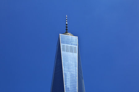 New York / United States - 02 Jul 2017: One World Trade Center, New York, United States