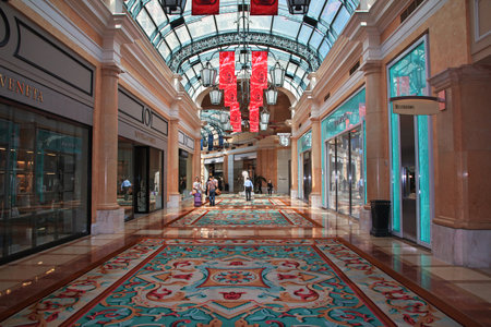 Las Vegas / United States - 05 Jul 2017: The hotel casino in Las Vegas, United Statesのeditorial素材