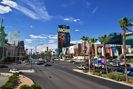 Las Vegas / United States - 06 Jul 2017: The hotel casino in Las Vegas, United Statesのeditorial素材