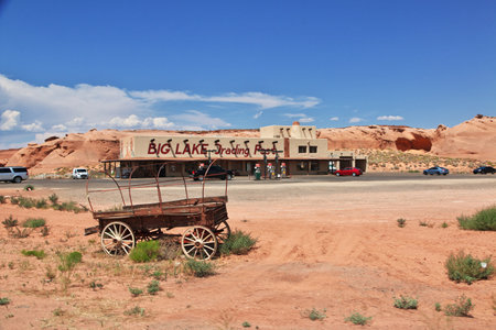 Nevada / United States - 08 Jul 2017: The road in Nevada desert, USAのeditorial素材