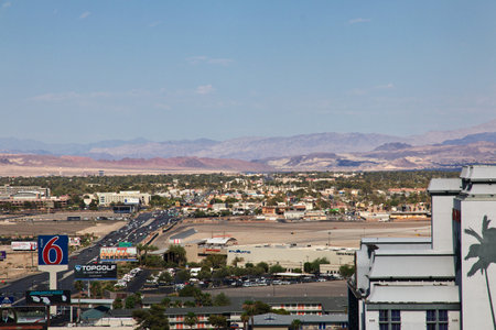 Las Vegas / United States - 06 Jul 2017: The view on Las Vegas, United Statesのeditorial素材