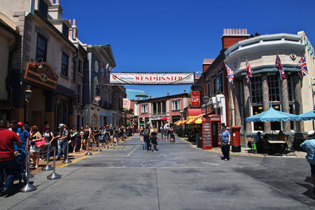Los Angeles / United States - 14 Jul 2017: Universal Studio Park in Los Angeles, USAのeditorial素材
