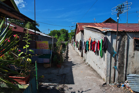 Jakarta / Indonesia - 31 Jul 2016: The street in Padang city, Indonesiaのeditorial素材
