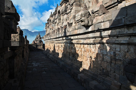 Borobudur / Indonesia - 02 Aug 2016: Borobudur - the great Buddhist temple in Indonesiaのeditorial素材