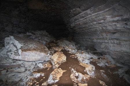 Jomblang cave / Indonesia - 01 Aug 2016: Jomblang cave near Yogyakarta city, Java, Indonesiaのeditorial素材