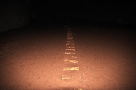 Jomblang cave / Indonesia - 01 Aug 2016: Jomblang cave near Yogyakarta city, Java, Indonesiaのeditorial素材