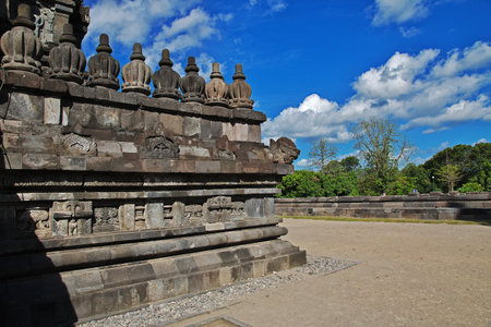 Prambanan / Indonesia - 01 Aug 2016: Prambanan is Hindu temple in Yogyakarta, Java, Indonesiaのeditorial素材