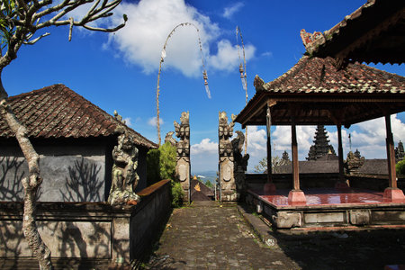 Bali / Indonesia - 06 Aug 2016: Pura Besakih Temple on Bali island, Indonesiaのeditorial素材