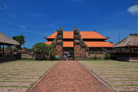 Ubud Temple on Bali island, Indonesiaのeditorial素材