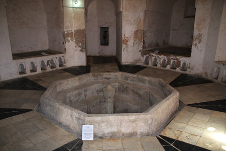 Stone Town, Zanzibar / Tanzania - 30 Dec 2016: The vintage bath in Stone Town, Zanzibar, Tanzaniaのeditorial素材