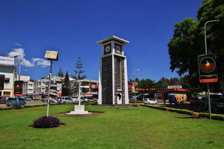 Arusha / Tanzania - 03 Jan 2017: The clock tower in Arusha city in Tanzania, Africaのeditorial素材
