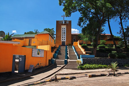 Arusha / Tanzania - 03 Jan 2017: The church in Arusha city, Tanzaniaのeditorial素材