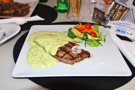 Lisbon / Portugal - 09 May 2015: The food in Lisbon city, Portugalのeditorial素材