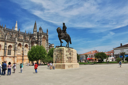 Batalha / Portugal - 11 May 2015: The monument in Batalha, Portugalのeditorial素材
