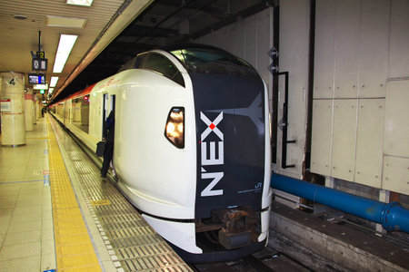 Tokyo / Japan - 10 Nov 2013: The subway in Tokyo, Japan