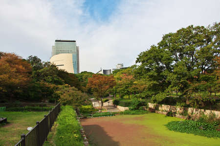 Osaka / Japan - 08 Nov 2013: The medieval castle at autumn, Osaka, Japanのeditorial素材