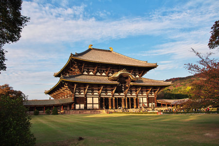 Nara / Japan - 09 Nov 2013: Todai-ji temple in Nara, Japanのeditorial素材