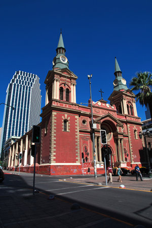 Santiago, Chile - 24 Dec 2019: Basilica de la Merced, Chuch in Santiago, Chileのeditorial素材