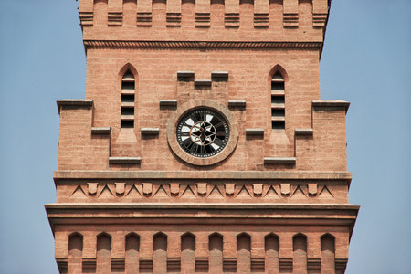 The Empress Market, local market in Karachi city, Pakistanの写真素材