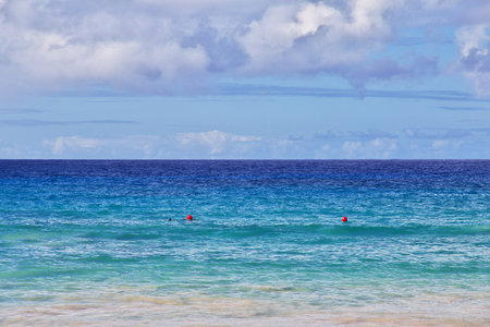 Anakena Beach on Rapa Nu, Easter Island, Chile