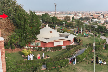 Multan, Pakistan - 26 Mar 2021: The panoramic view of old Multan, Punjab province, Pakistanのeditorial素材