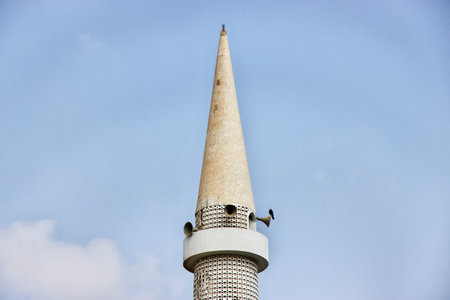 Tooba Mosque in the center of Karachi, Pakistanのeditorial素材