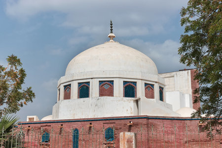 Shah Jahan Masjid Thatta is a vintage mosque, Pakistanのeditorial素材