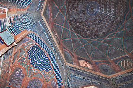 Thatta, Pakistan - 22 Mar 2021: Shah Jahan Masjid Thatta is a vintage mosque, Pakistanのeditorial素材