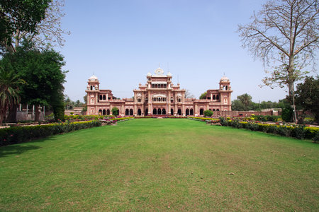 Faiz Mahal palace in Khairpur, Sindh, Pakistanのeditorial素材