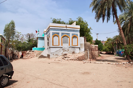 The vintage street in Sukkur, Pakistanのeditorial素材