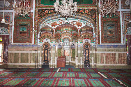 Bhong, Pakistan - 25 Mar 2021: Bhong Mosque in village of Bhong, Rahim Yar Khan District, Punjab Province, Pakistanのeditorial素材