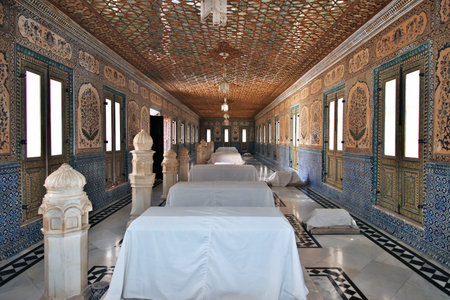Derawar, Pakistan - 26 Mar 2021: The Abbasi Royal Graveyard close Derewar fort in Punjab province, Pakistanのeditorial素材