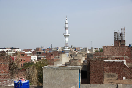 The panoramic view of Lahore, Punjab province, Pakistan