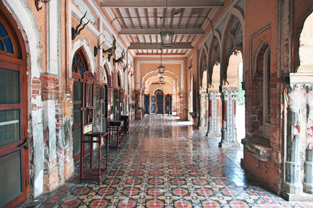 Khairpur, Pakistan - 24 Mar 2021: Faiz Mahal palace in Khairpur, Sindh, Pakistanのeditorial素材