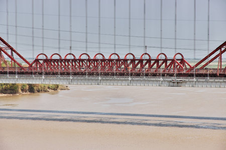 Lansdowne Bridge on Indus river, Sukkur, Pakistan