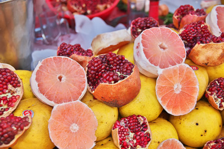 The local market, bazaar in Peshawar, Pakistanの写真素材