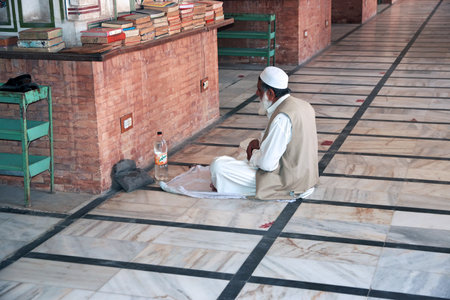 Peshawar, Pakistan - 31 Mar 2021: Mahabat Khan Mosque in Peshawar, Pakistanのeditorial素材