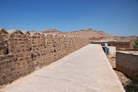 Ranikot Fort, Great Wall of Sindh, vinatge ruins in Pakistanのeditorial素材