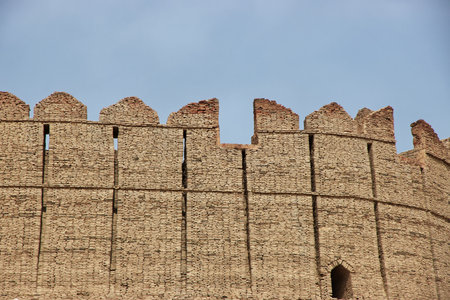 Kot Diji Fort, Fortress Ahmedabad in Khairpur District, Pakistanのeditorial素材